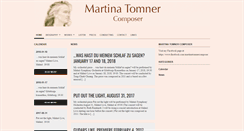 Desktop Screenshot of martinatomner.com