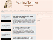 Tablet Screenshot of martinatomner.com